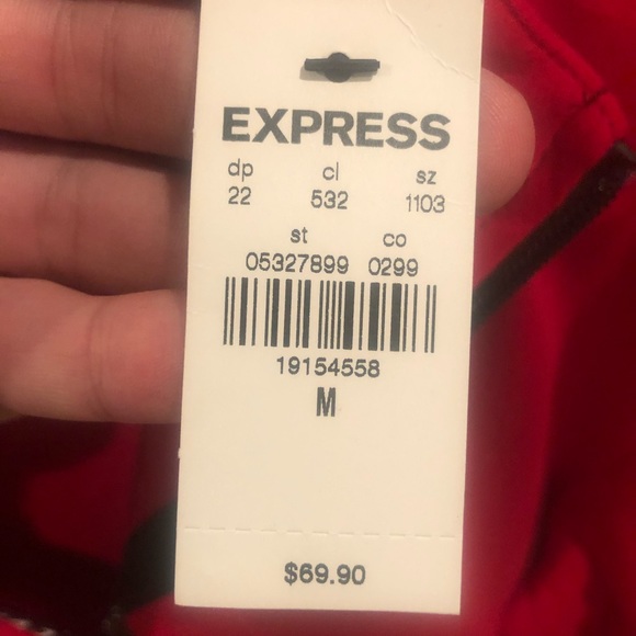 EXPRESS ATHLETIC QUARTER ZIP NWT - Picture 4 of 6